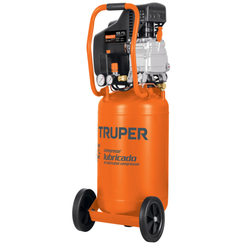 Kit Compresor 50 L, Manguera de PVC y Pistola TRUPER 16095