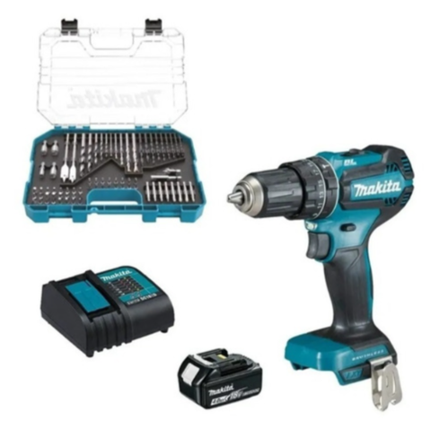 Kit Atornillador Inalámbrico 3.6V + 81pz de puntas para destornillador DF001DW  Makita