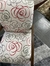 POLTRONA BELLA TECIDO LINHO FLORIDO BRAÇO COR IMBUIA - comprar online