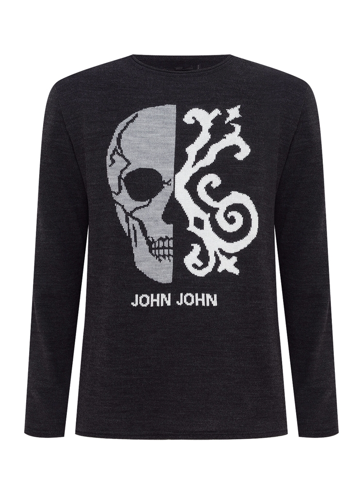 TRICOT SKULL LOGO CAVEIRA JOHN JOHN - Comprar em Bampas