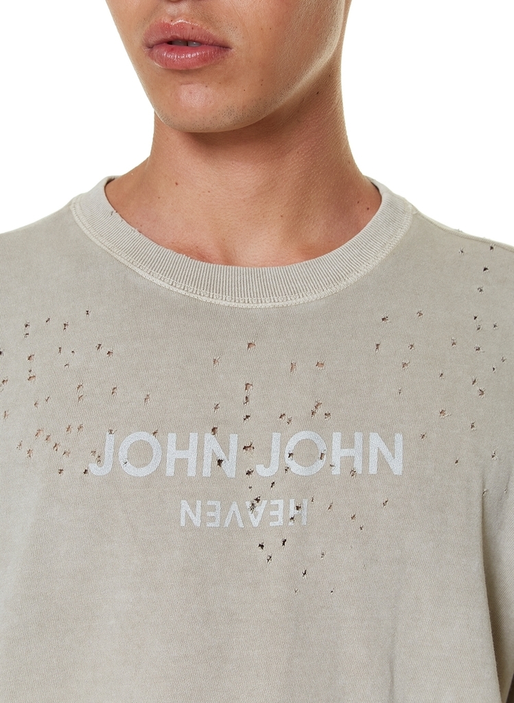 CAMISETA JOHN JOHN RG WAS UP TO MALHA BEGE MASCULINA TSHIRT RG WAS UP  TO-BEGE CLARO-P