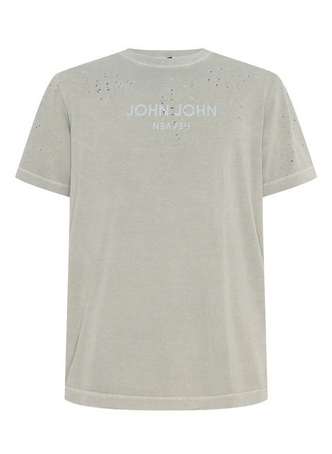 Camiseta John John Masculina Heaven Block Branca - Branco