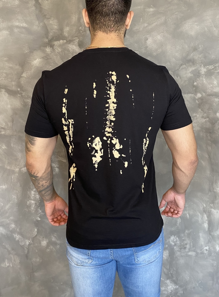 Camiseta Regular Fit Natural Skull John John Masculina