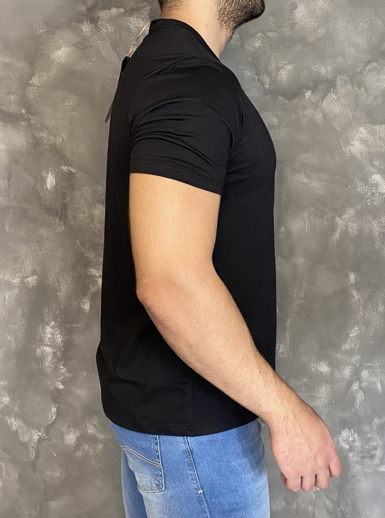 Camiseta John John Basic Logo Masculina - Preto