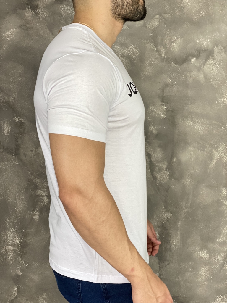 Camiseta John John Basic Logo Masculina Branco - Compre Agora