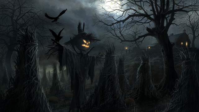 Painel Halloween Bruxa Assustadora Gigante Terror- 70x40