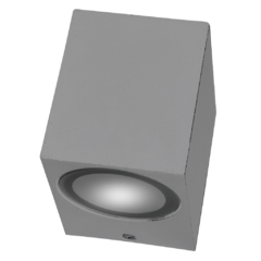 UNIDIRECCIONAL PARA DICRO RECTO GRIS GU10 50w