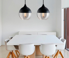 Colgante Cristal Mitte 1 luz Negro Moderno Deco 180º ILUMINACION - comprar online