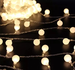 GUIRNALDA LED BOLITAS. 3M CALIDAS - Distribuidora Serrana