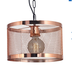 COLGANTE MALLA METALICA COBRE- SAN JUSTO