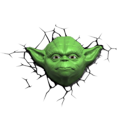 Luminária Mestre Yoda - 3D Star Wars - Disney