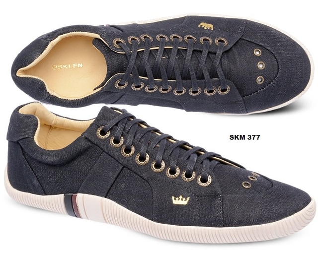 Sapatênis Osklen Em Lona Jeans Preto - PGShoes