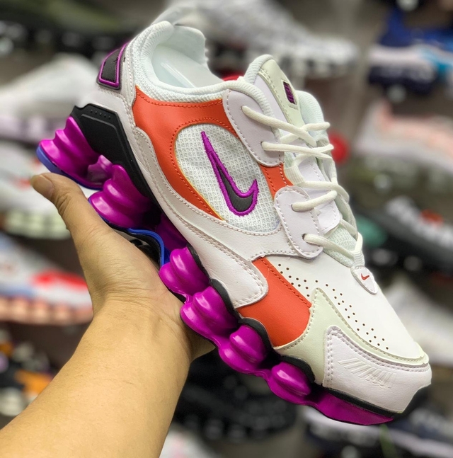 nike shox 12 mola roxo