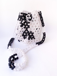 Black and white bucket