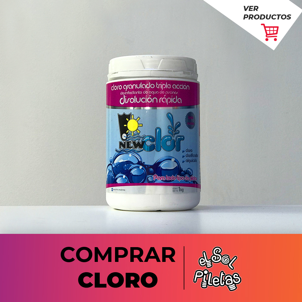 Comprar cloro para piscinas