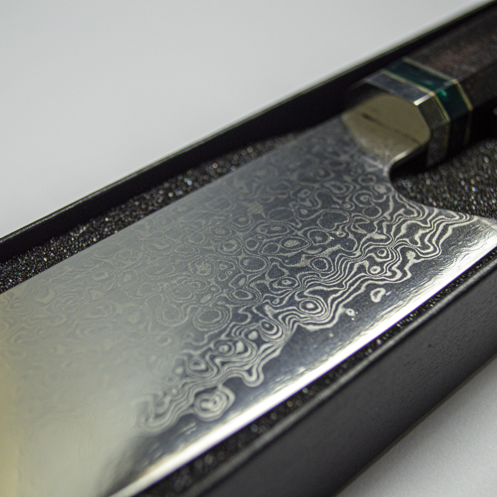 KATSURA Cuchillo japonés VG-10 de acero de Damasco de 67 capas, cuchillo de  chef Gyuto de 8 pulgadas, bonita caja de regalo