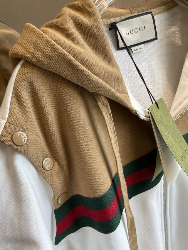 gucci brown moletom com capuz