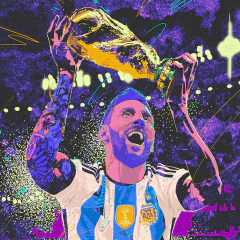 PRINT - MESSI CAMPEÓN MUNDIAL - comprar online