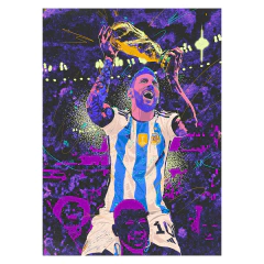 PRINT - MESSI CAMPEÓN MUNDIAL