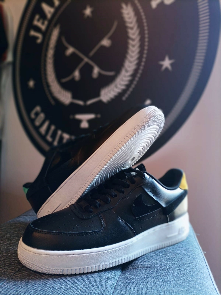 nike air force 1 vandalized black