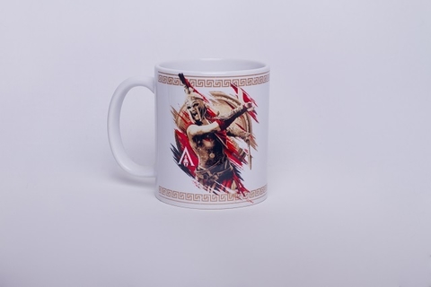 TAZA ASSASSIN'S CREED ODYSSEY BLANCA CERAMICA