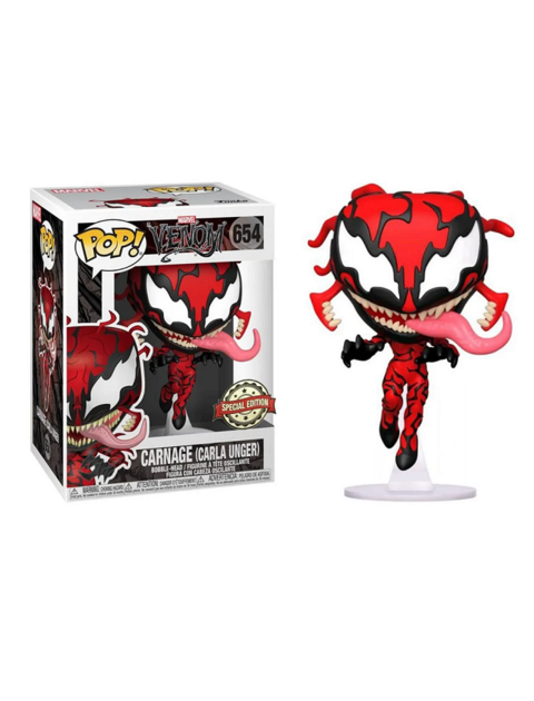 FUNKO POP CARNAGE (CARLA UNGER) 654 EXCLUSIVE
