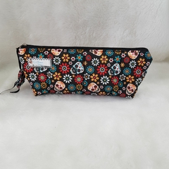 Necessarie Fuxico Estojo Caveirinha