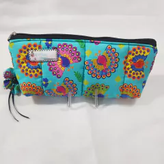 Necessarie Fuxico Estojo Pavão