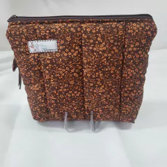 Necessarie Fuxico G Raminho marrom laranja