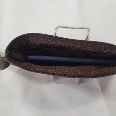 Porta Celular Silvia raminho marrom e verde - Cristina Yumi Atelier