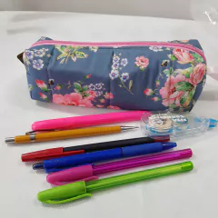 Estojo escolar floral