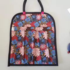 Lixinho de carro com bolso -Floral 2