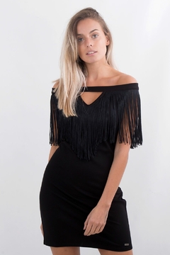 PKS VESTIDO FLECOS CON ESCOTE (25856)