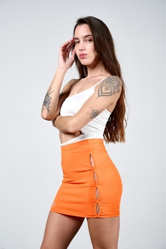 (COT) POLLERA ESTELLE LYCRA C/SUST (29885)
