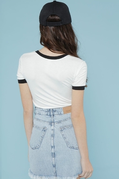 MKF REMERA JOHN COMBINADA (28711) - Tabatha Jeans Mayorista