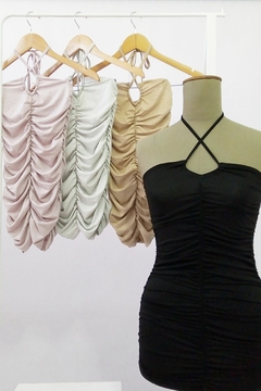 (MIL) VESTIDO FRUNCE LUREX (28874)