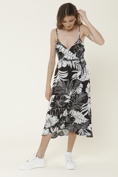 ZFI VESTIDO CAMILA CRUZADO FIB (30838) - comprar online