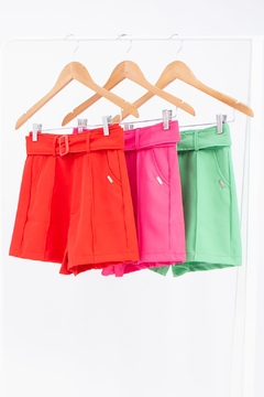 CCK SHORT HEDWIG CREPE C/CINTURON (29792)