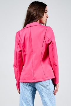 CCK BLAZER NAHLA CREPE C/RECORTES (29532) - Tabatha Jeans Mayorista