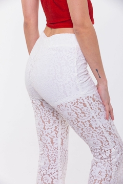 (KD) CALZA BENJAMINA ENCAJE (24764) - Tabatha Jeans Mayorista