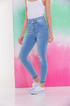 GIP JEAN DOBLE CINTURA RUEDO D (27522) - comprar online