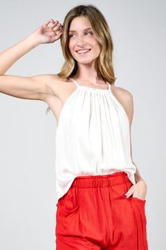 LKT TOP ANTONIA HARTER LINO (29633) - Tabatha Jeans Mayorista