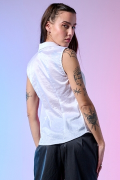 FG CAMISA FANCY C/STRASS SATIN (29608) en internet