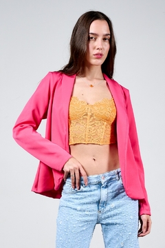 CCK BLAZER NAHLA CREPE C/RECORTES (29532)