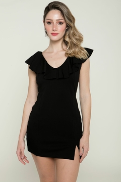 PKS VESTIDO ESCOTE CON VOLADOS (27856) - comprar online