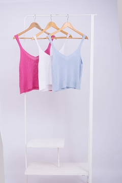 (BAE) MUSCULOSA SABINA TEJIDO (29914) - Tabatha Jeans Mayorista