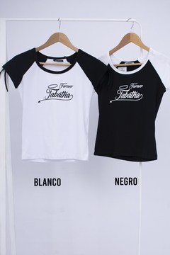 ABG REMERA ELIZABETH ALGODON CON LYCRA (30693) - Tabatha Jeans Mayorista