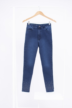 GIN JEAN SKINNY TA EMINE STRAS EN BOTA (30026)