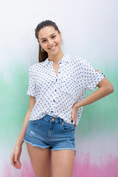 PPL CAMISA CORTA LUNARES (25598)