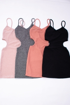 (COT) VESTIDO ESC V LUREX (28866)